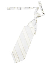 Load image into Gallery viewer, Cardi Pre-Tied Ivory Venetian Stripe Necktie