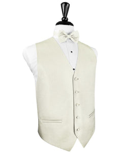 Cardi Ivory Venetian Tuxedo Vest