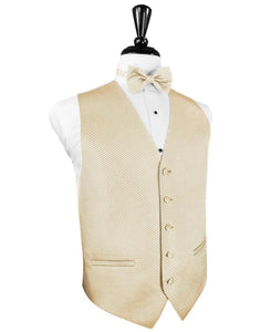 Cardi Light Champagne Venetian Tuxedo Vest