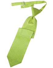 Load image into Gallery viewer, Cardi Pre-Tied Lime Venetian Necktie