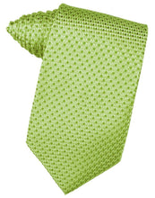 Load image into Gallery viewer, Cardi Self Tie Lime Venetian Necktie