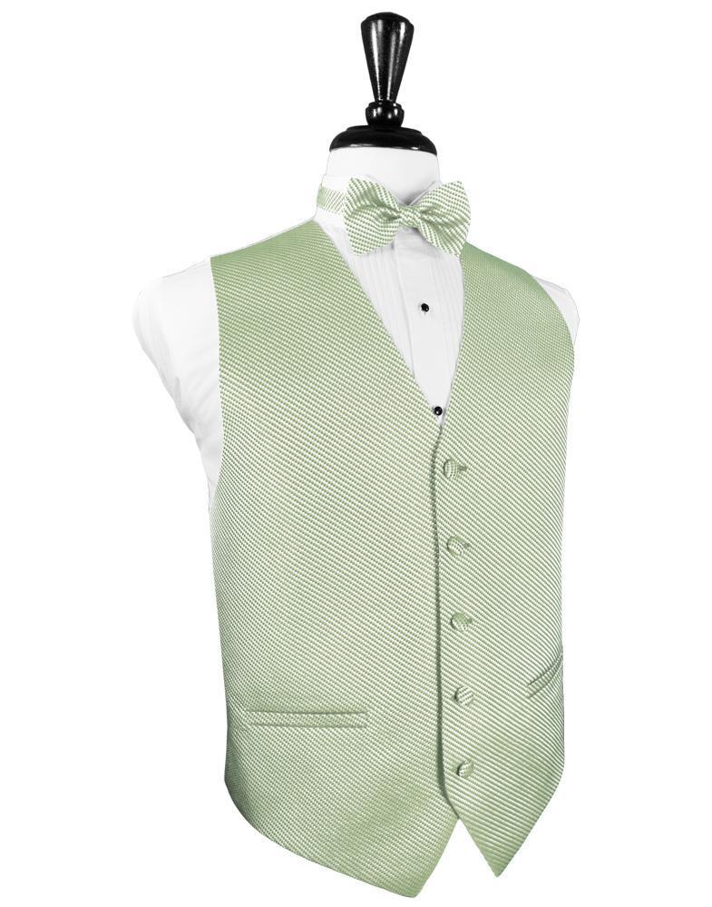 Cardi Mint Venetian Tuxedo Vest