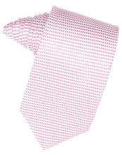 Load image into Gallery viewer, Cardi Self Tie Pink Venetian Necktie