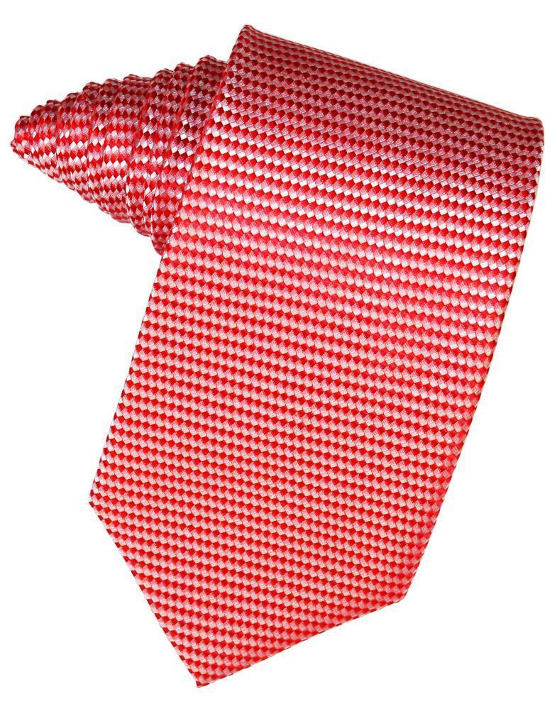 Cardi Self Tie Red Venetian Necktie