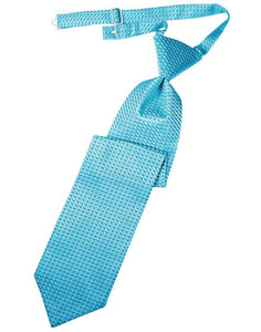 Cardi Pre-Tied Turquoise Venetian Necktie