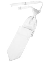 Load image into Gallery viewer, Cardi Pre-Tied White Venetian Necktie