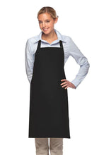 Load image into Gallery viewer, Cardi / DayStar Black Deluxe Bib Adjustable Apron (2 Patch Pockets)