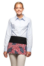 Load image into Gallery viewer, Cardi / DayStar Black American Flag Waist Apron