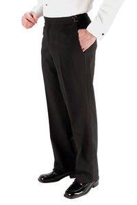 Cardi "Christopher" Black Luxury Viscose Blend Tuxedo Pants