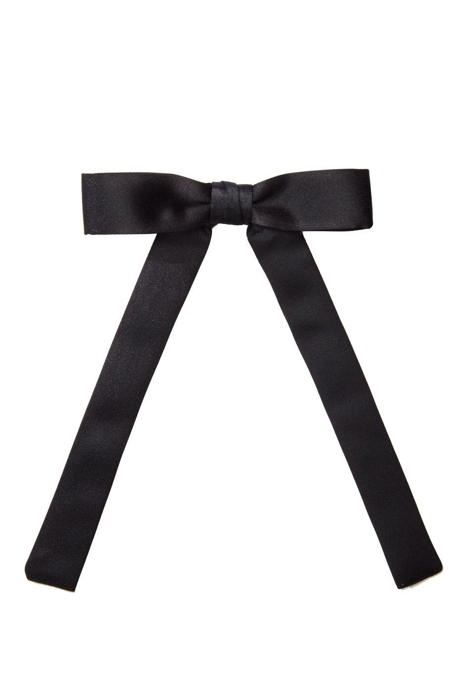 Tux Park Black Satin Western Bow Tie
