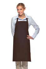 Load image into Gallery viewer, Cardi / DayStar Brown Deluxe Bib Adjustable Apron (2 Patch Pockets)