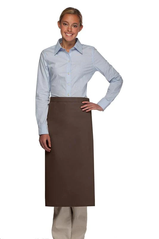 Cardi / DayStar Brown Full Bistro Apron (No Pockets)