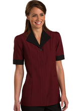 Load image into Gallery viewer, Edwards Burgundy Pinnacle Housekeeping Tunic