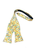 Load image into Gallery viewer, Cardi Self Tie Gold Enchantment Bow Tie