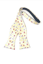 Load image into Gallery viewer, Cardi Self Tie Yellow Enchantment Bow Tie