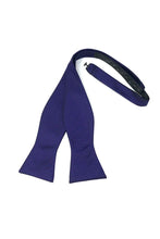 Load image into Gallery viewer, Cardi Self Tie Purple Regal Bow Tie