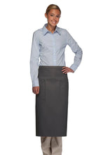 Load image into Gallery viewer, Cardi / DayStar Charcoal Full Bistro Apron (2 Pockets)