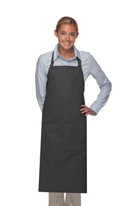 Cardi / DayStar Charcoal Deluxe XL Butcher Adjustable Apron (2 Pockets)