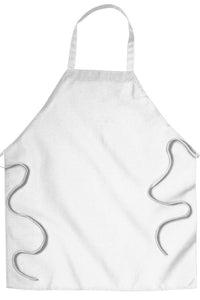Chef Designs White Standard Bib Apron (No Pockets)