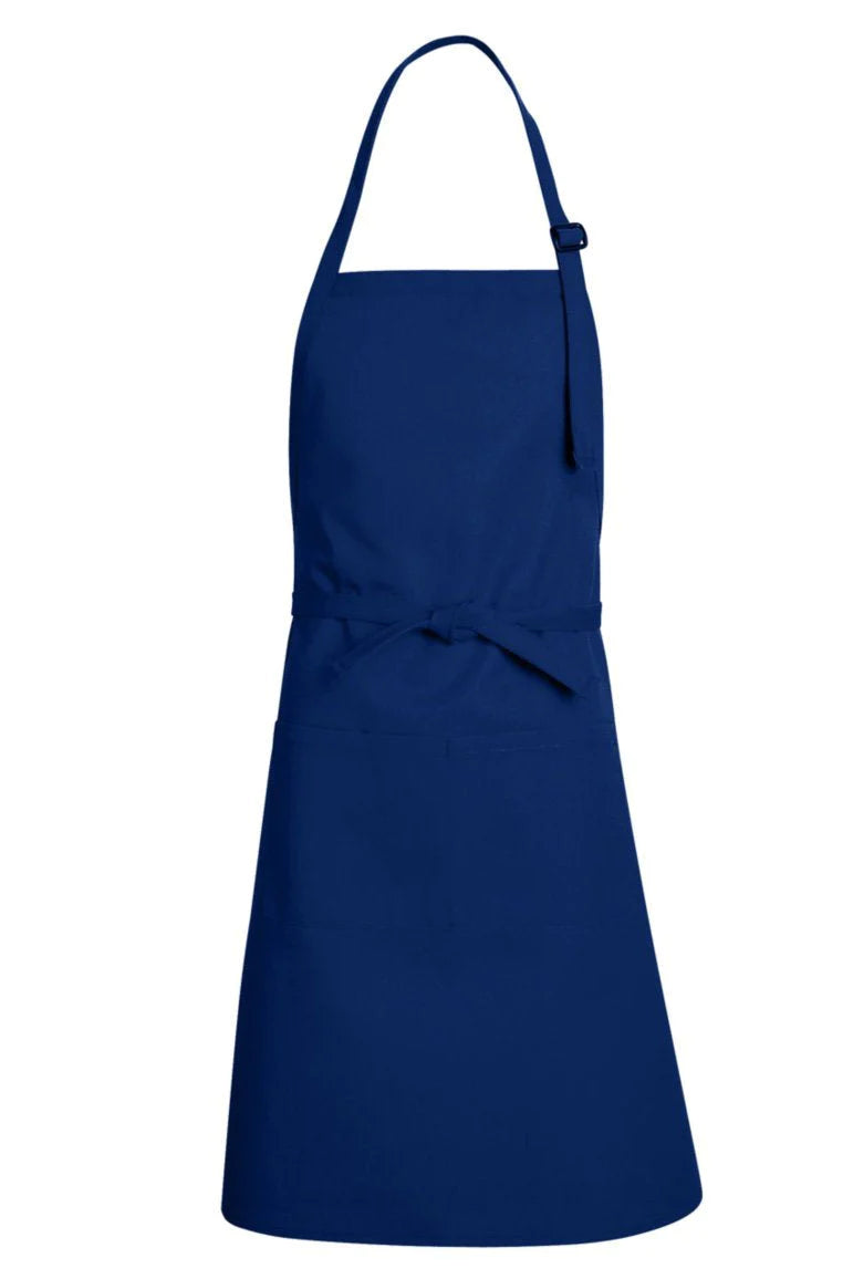 Chef Designs Royal Blue Premium Adjustable Apron (1 Split Pocket)