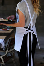 Load image into Gallery viewer, Cardi / DayStar Charcoal Deluxe Criss Cross Bib Apron (3 Pockets)