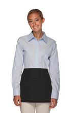 Load image into Gallery viewer, Cardi / DayStar Black Rounded Waist Apron (6 Pockets)