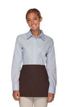 Load image into Gallery viewer, Cardi / DayStar Brown Rounded Waist Apron (6 Pockets)