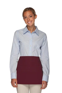 Cardi / DayStar Maroon Rounded Waist Apron (6 Pockets)