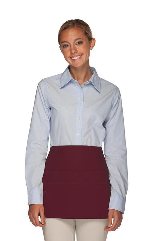 Cardi / DayStar Maroon Rounded Waist Apron (6 Pockets)