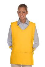 Load image into Gallery viewer, Cardi / DayStar Yellow Squared V-Neck Cobbler Apron (2 Pockets)