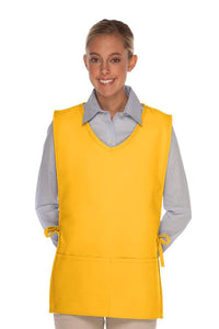 Cardi / DayStar Yellow Squared V-Neck Cobbler Apron (2 Pockets)