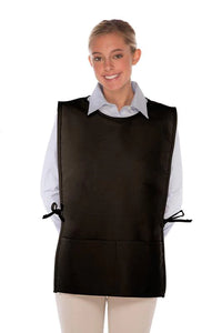 Cardi / DayStar Black Squared Cobbler With Rounded Neck Apron (2 Pockets)