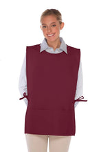 Load image into Gallery viewer, Cardi / DayStar Maroon Squared Cobbler With Rounded Neck Apron (2 Pockets)