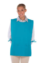 Load image into Gallery viewer, Cardi / DayStar Turquoise Squared Cobbler With Rounded Neck Apron (2 Pockets)