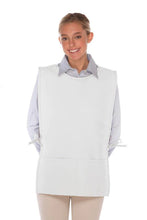 Load image into Gallery viewer, Cardi / DayStar White Squared Cobbler With Rounded Neck Apron (2 Pockets)