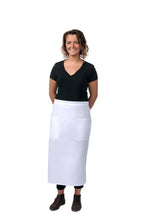Load image into Gallery viewer, Cardi / DayStar White Bistro Apron (2 Pockets)