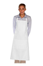 Load image into Gallery viewer, Cardi / DayStar White Bib Apron with Pencil Pocket (2 Pockets)