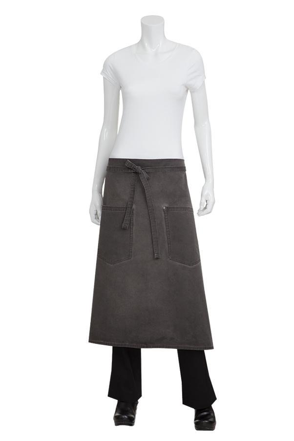 Chef Works Pewter Dorset Bistro Apron