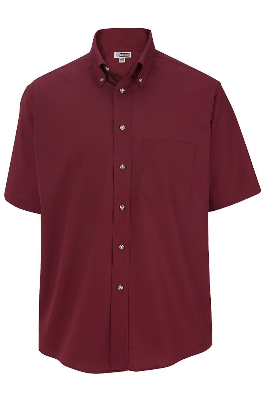 Edwards Men's Lightweight Short Sleeve Poplin Shirt