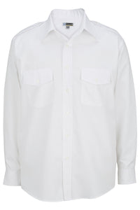 Edwards Men's White Long Sleeve Navigator Shirt