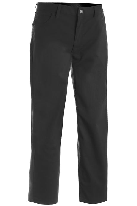 Edwards Men's Black Rugged Comfort Flat Front Pant