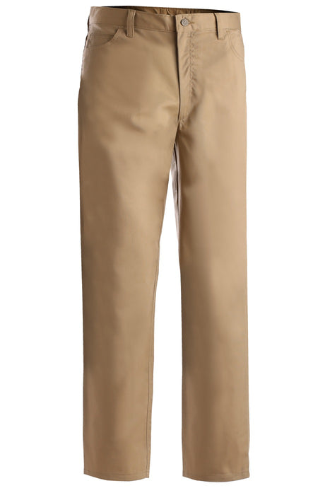 Edwards Men's Tan Rugged Comfort Flat Front Pant