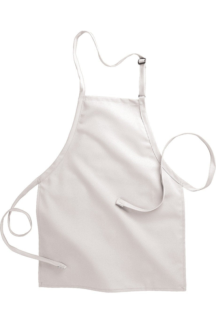 Edwards White Bib Adjustable Apron (No Pockets)