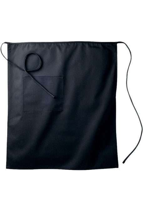 Edwards Black Long Bistro Apron (1 Pocket)