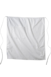 Edwards White Long Bistro Apron (1 Pocket)