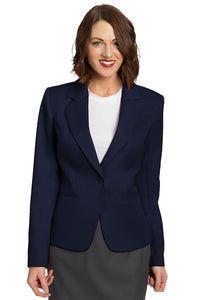 Executive Apparel Women's Navy Juliet Cropped Easywear Blazer