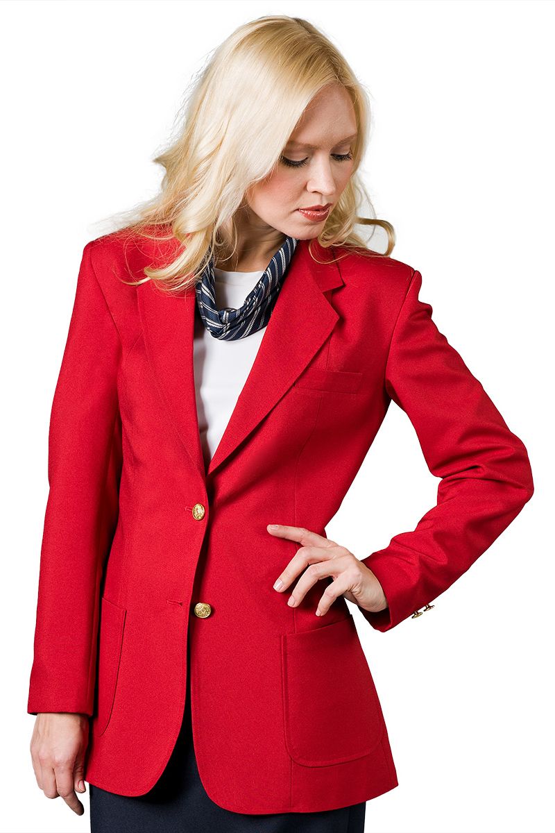 Isabella Women's Red Blazer