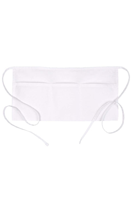 Fame White Waist Apron (3 Pockets)