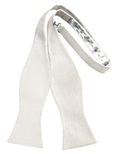 Load image into Gallery viewer, Cristoforo Cardi Self Tie Ivory Faille Silk Bow Tie