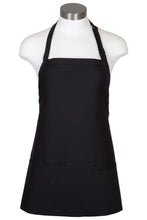 Load image into Gallery viewer, Fame Black Bib Adjustable Apron (3 Pockets)